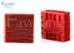 130298 Rot-Nylonborsten blockieren die Borsten-Bürste, die für Selbstschneider VT2500 passend ist